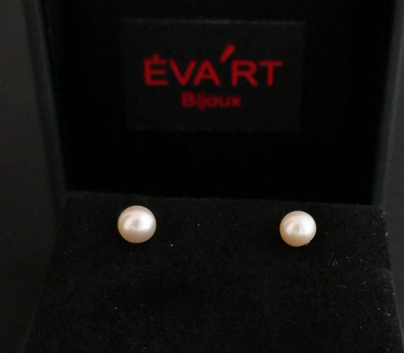 Boucles d'oreilles Boucles d’oreilles perles de culture en or jaune 18 carats 58 Facettes