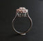Bague 53 Bague marguerite - Diamants en or blanc 18 carats 58 Facettes