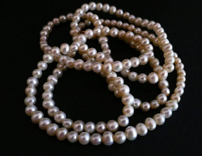 Collier Sautoir - Collier de perles de culture avec fermoir en or jaune 18 carats 58 Facettes