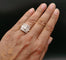 Bague 51 Art déco - Bague en or blanc 18 carats et platine, diamants 1,35 ct 58 Facettes C70-04