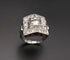 Bague 51 Art déco - Bague en or blanc 18 carats et platine, diamants 1,35 ct 58 Facettes C70-04