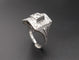 Bague 51 Art déco - Bague en or blanc 18 carats et platine, diamants 1,35 ct 58 Facettes C70-04