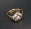 Bague 56 Bague Art déco en or jaune et or blanc, diamants et saphirs 58 Facettes C16-05