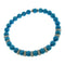 Collier Collier en or blanc 18 carats avec turquoise d’Iran et diamants 58 Facettes IG-200252
