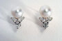 Boucles d'oreilles Boucles d'oreilles en or blanc 18 carats avec perles australiennes et diamants 58 Facettes MG-201144
