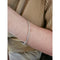 Bracelet Bracelet jonc en or blanc 18 carats et diamants naturels 58 Facettes XG-200363/1