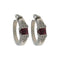 Boucles d'oreilles Boucles d'oreilles en or blanc 18 carats, tourmalines roses et diamants 58 Facettes MG-200842