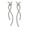 Boucles d'oreilles Boucles d'oreilles en or blanc 18 carats et diamants naturels 58 Facettes MG-201164