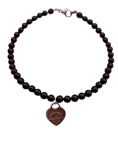 Bracelet Tiffany & Co. - Bracelet en argent 925 avec onyx noir 58 Facettes