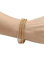 Bracelet Bracelets triple rang de perles en or blanc, jaune et rose 18 ct 58 Facettes
