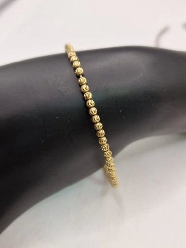 Bracelet Bracelets triple rang de perles en or blanc, jaune et rose 18 ct 58 Facettes