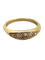 Bague 44 Bague anglaise en or jaune et diamants taille ancienne 58 Facettes
