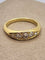 Bague 44 Bague anglaise en or jaune et diamants taille ancienne 58 Facettes