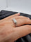 Bague 53.5 Bague trilogie - Platine et diamants (années 50) 58 Facettes