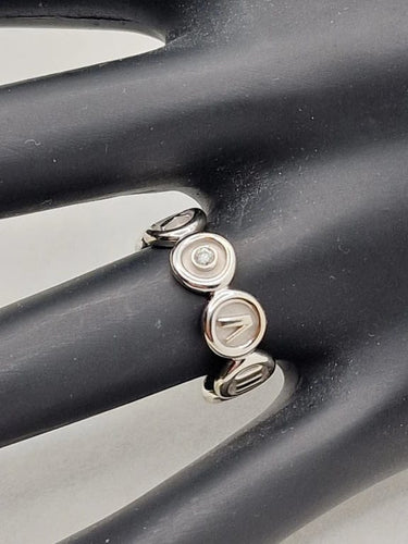 Bague 51 Tiffany & Co. Atlas - Bague en or blanc et diamant 58 Facettes