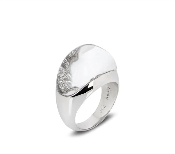 Bague 52 Cartier Myst - Bague en or blanc 18 carats avec diamants 58 Facettes