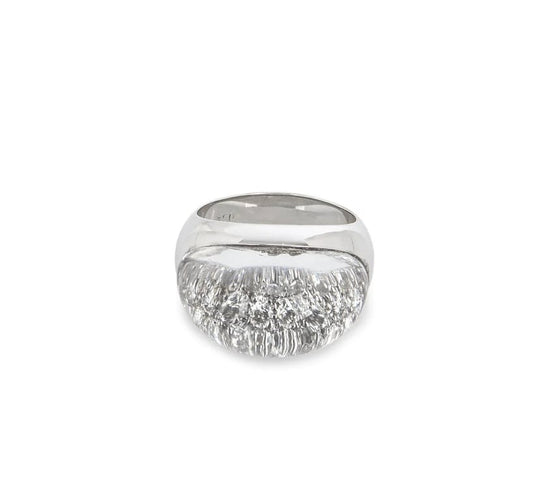 Bague 52 Cartier Myst - Bague en or blanc 18 carats avec diamants 58 Facettes
