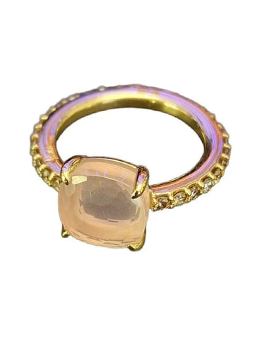 Bague 51 Pomellato Bébé - Bague en or rose 18 carats avec diamants 58 Facettes