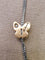 Collier Salvini - Collier papillon réglable en or blanc et rose avec diamant 58 Facettes