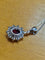 Pendentif Pendentif en or blanc 18 carats avec rubis et diamants 58 Facettes