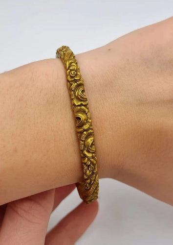 Bracelet Confalonieri - Bracelet vintage en or jaune 18 carats, début XXe siècle 58 Facettes