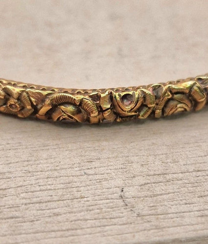 Bracelet Confalonieri - Bracelet vintage en or jaune 18 carats, début XXe siècle 58 Facettes