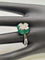 Bague 55 Bague trifleur en or blanc 18 carats, malachite et diamants 58 Facettes