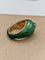Bague 48 Bague vintage en or jaune 18 carats, émail et diamant taille ancienne 58 Facettes