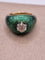 Bague 48 Bague vintage en or jaune 18 carats, émail et diamant taille ancienne 58 Facettes