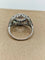 Bague 52 Bague ancienne en or blanc 18 carats et aigue-marine 58 Facettes