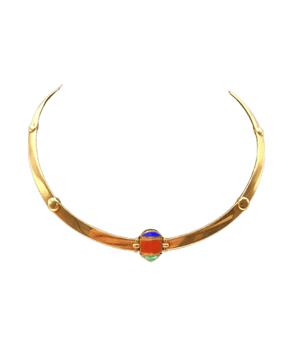 Collier Collier rivière en or jaune 18 carats, Italie années 1990 58 Facettes