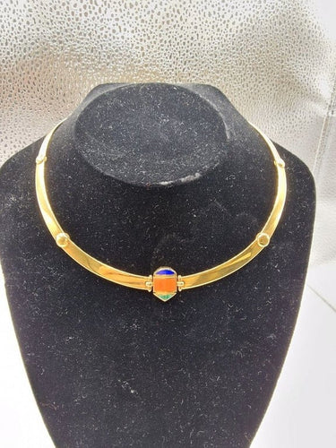Collier Collier rivière en or jaune 18 carats, Italie années 1990 58 Facettes