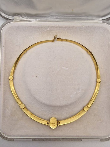 Collier Collier rivière en or jaune 18 carats, Italie années 1990 58 Facettes