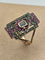 Bague 61 Bague ancienne en or jaune 18 carats avec aigue-marine, rubis et émeraudes 58 Facettes