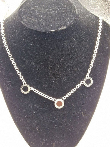 Collier Bvlgari Bvlgari - Collier double face en or blanc 18k, diamants et onyx 58 Facettes