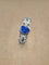 Bague 55 Bague solitaire saphir et diamants en or blanc 18 carats 58 Facettes