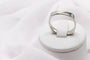 Bague 62 Alliance homme carrée sertie d’un diamant taille princesse en or blanc 58 Facettes 250065