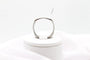Bague 62 Alliance homme carrée sertie d’un diamant taille princesse en or blanc 58 Facettes 250065