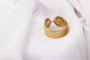 Bague 52 Bague pavée en trois ors 750/000 avec 18 diamants 58 Facettes 240510