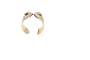 Bague 52 Bague pavée en trois ors 750/000 avec 18 diamants 58 Facettes 240510