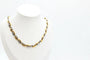 Collier Collier motif feuilles entrelacées en or blanc et jaune 750 58 Facettes 240004