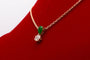 Collier Collier en or jaune avec diamant et émeraude 58 Facettes 240213