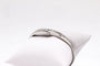 Bracelet Bracelet jonc en or blanc et diamants 58 Facettes 250141