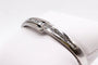 Bracelet Bracelet jonc en or blanc et diamants 58 Facettes 250141