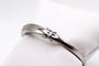 Bracelet Bracelet jonc en or blanc et diamants 58 Facettes 250141