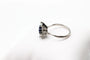 Bague 62 Bague en or blanc 18 carats avec saphir et diamants 58 Facettes 240462