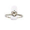 Bague 60 Bague solitaire en or blanc 750 ornée d’un diamant 0,8 ct 58 Facettes 240198