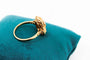 Bague 54 Bague en or jaune 18 carats rubis et diamants 58 Facettes 240344