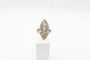 Bague 52 Bague marquise en or jaune 18k et platine à diamants 58 Facettes 240284