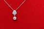 Pendentif Pendentif en platine avec diamants, vers 1925 58 Facettes 240658